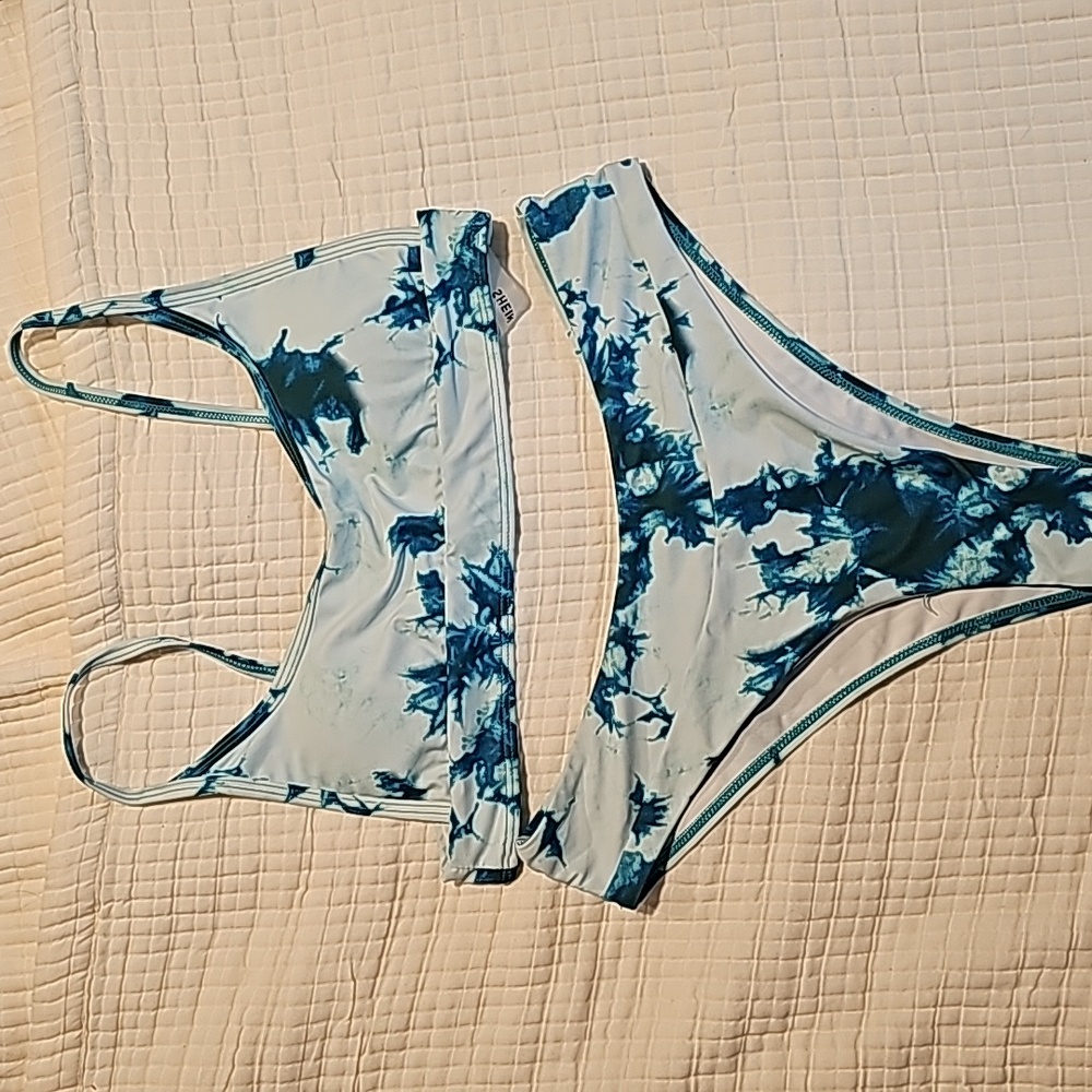 SheIn Women's TieDye Bikini Set
